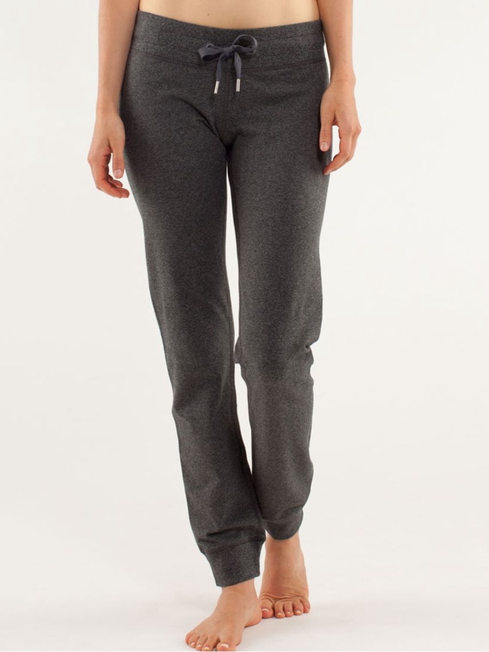 Lululemon Tea Lounge mid rise Pants Heathered Coal size 8